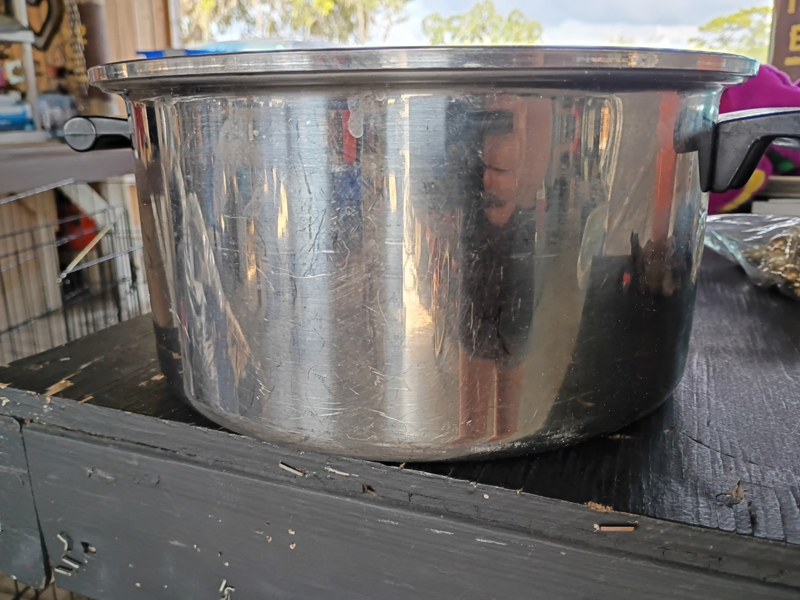 Duncan HInes 18/8 Stainless Steel 3 Ply 6 Qt Stockpot Vintage Regal Ware