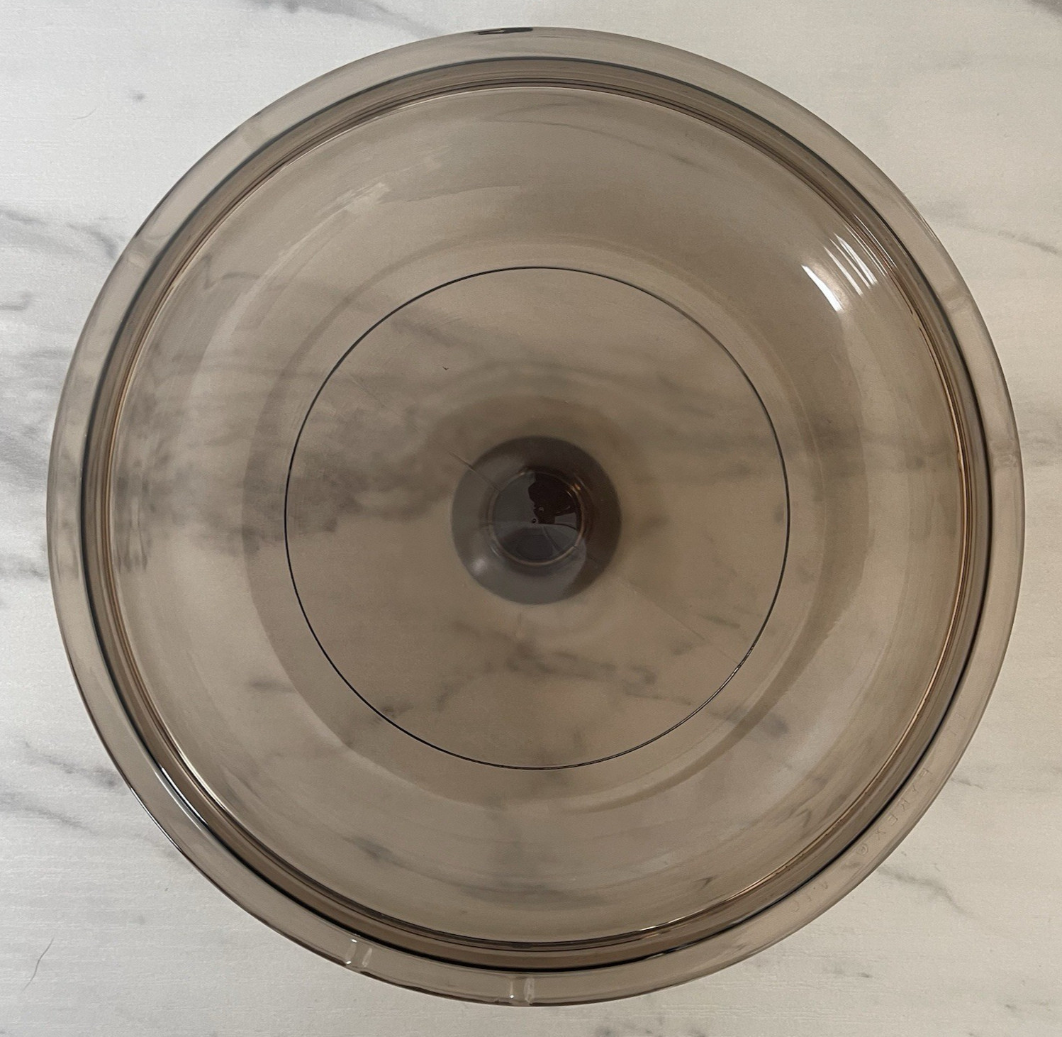 Vintage Pyrex Corning Vision Ware Amber 1L Glass Cooking Pot Spout Lid – USA