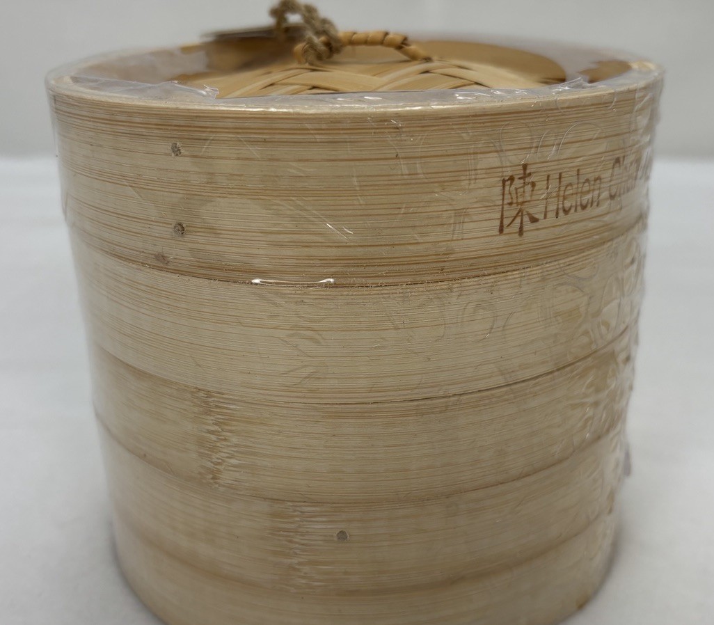 Helen’s Asian Kitchen 6-in Bamboo Steamer Set 97080 New