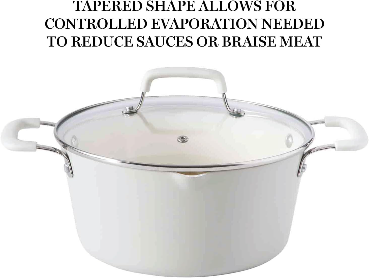 Martha Stewart Heathland Premium Nonstick PFA Free Ceramic Interior 10-Piece Tap