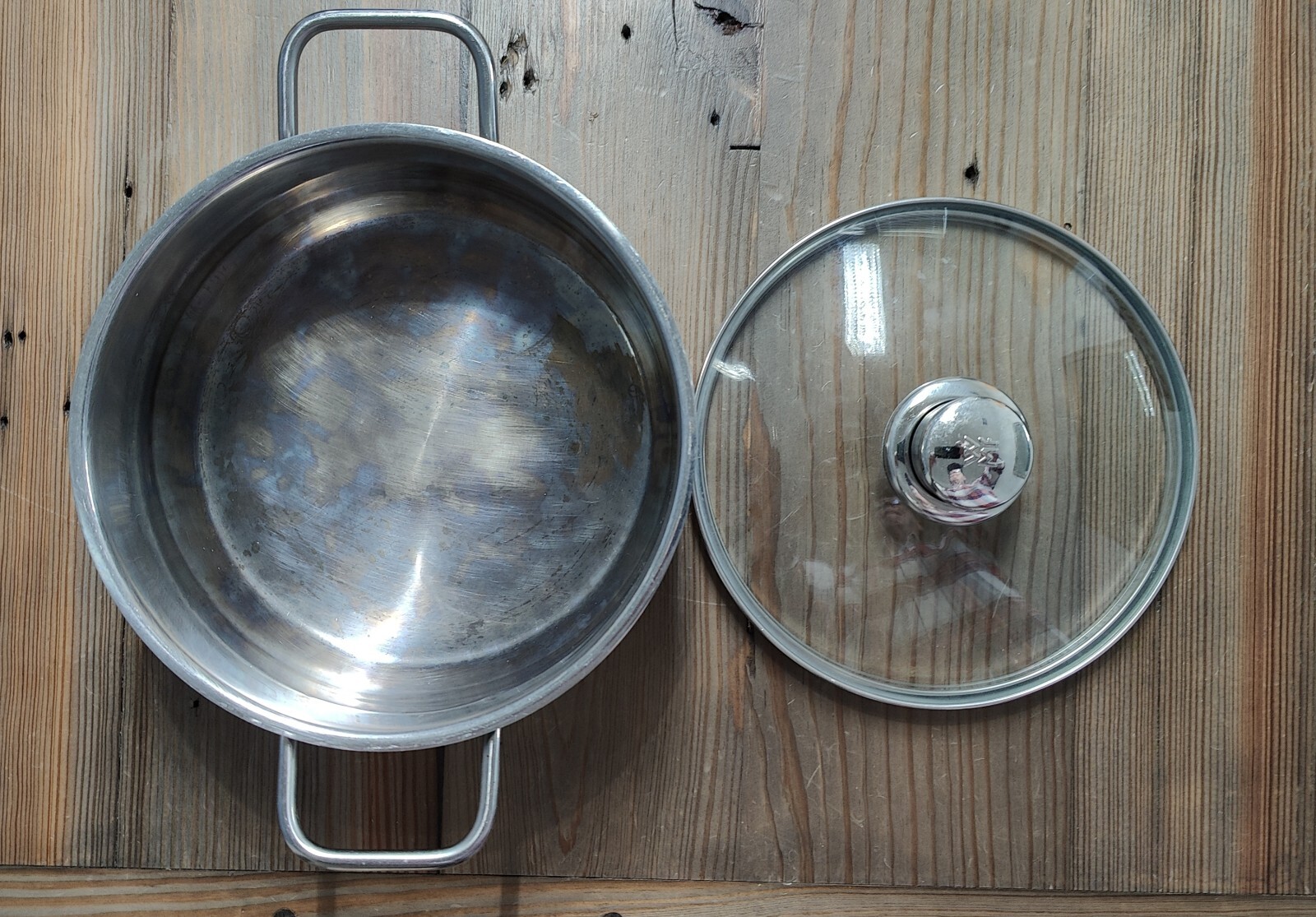 TransTherm 3.5 Liter Stock Pot & Glass Lid For Electric Gas Ceramic Induction