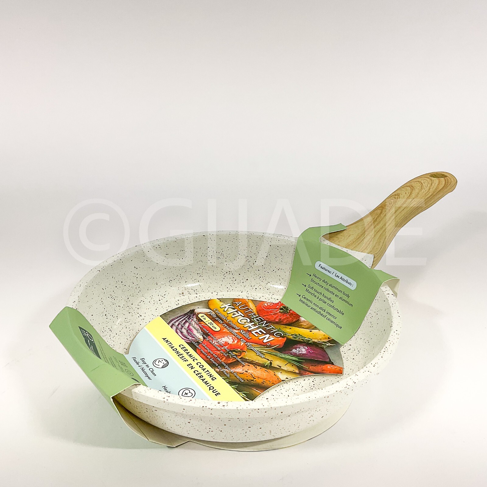 Masterclass Healthy Options Ceramic Frying Pan Nonstick Skillet Cookware 8″ New