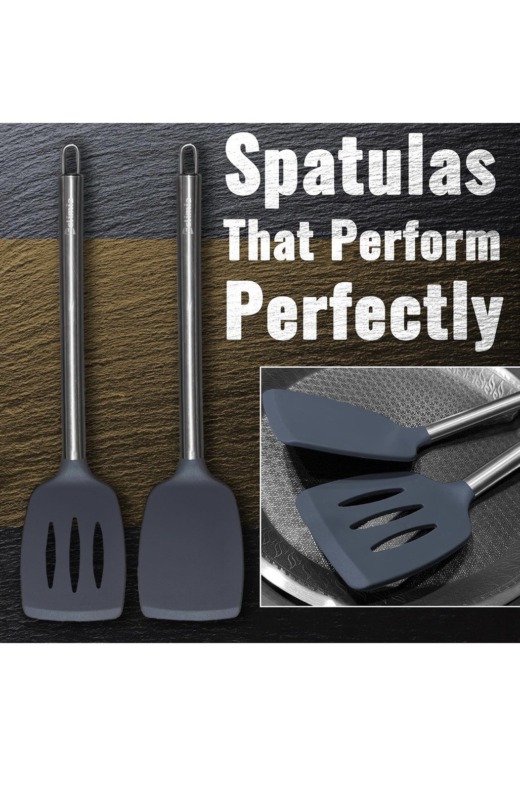 Eclimia Non stick 10.2” Griddle Stay Cool Handle All Stove Types In or Outdoor