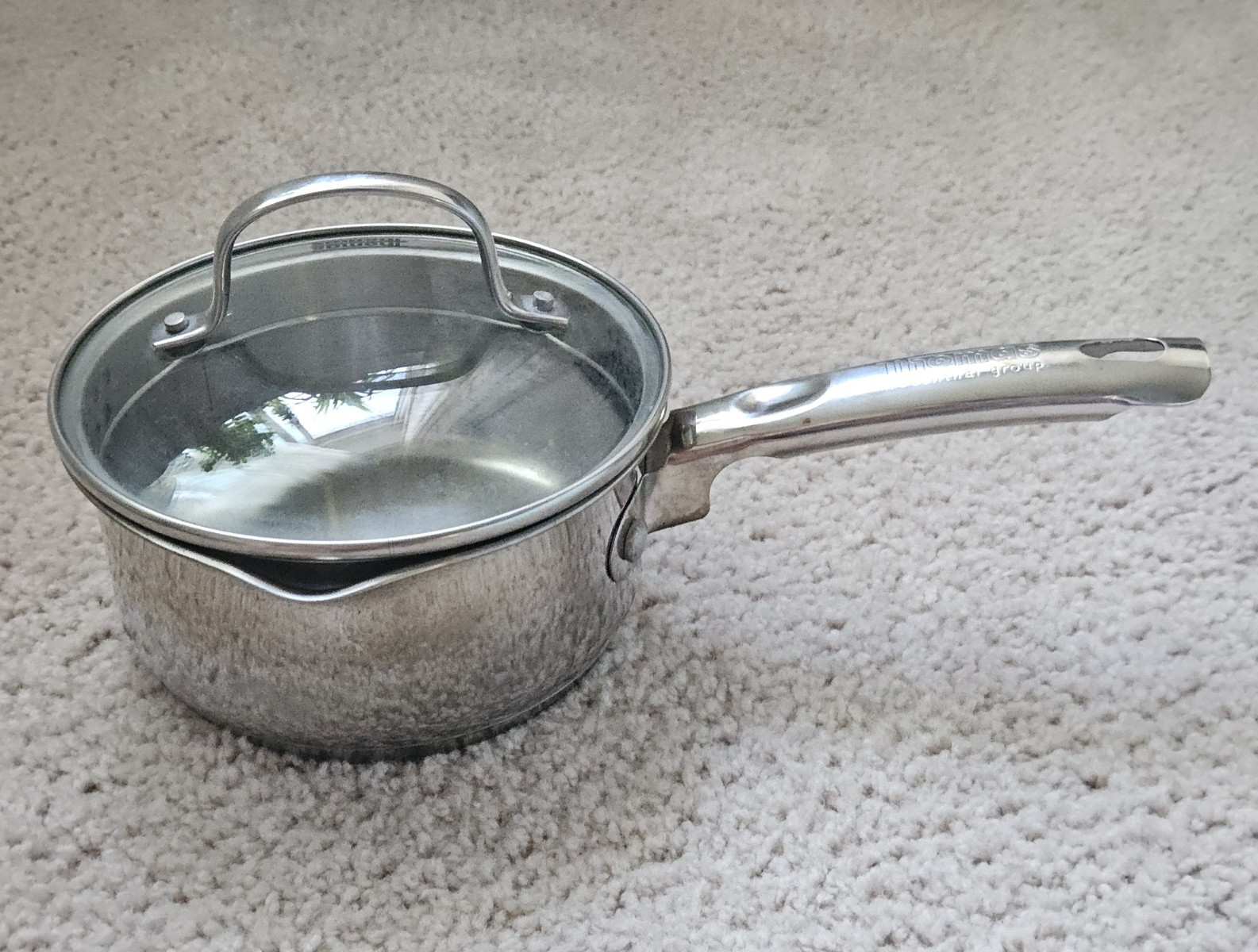 Thomas Rosenthal Group 1L Stainless Steel Saucepan w/ Glass Lid 2-Piece