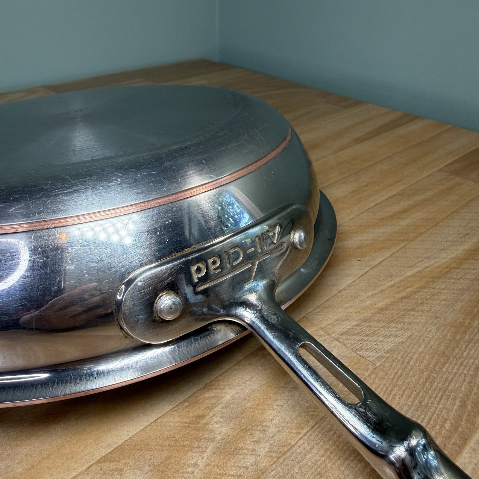 VTG ALL CLAD Copper Core 10 Inch Deep Skillet First Edition Extremely RARE -Read