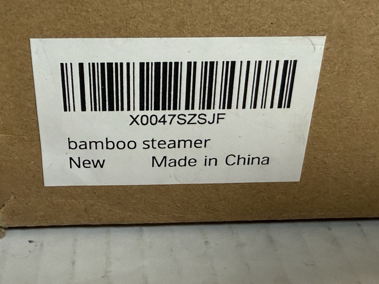 Oriental Style Bamboo Steamer Traditional Natural Stackable 2 Tiered 8″ NEW In B