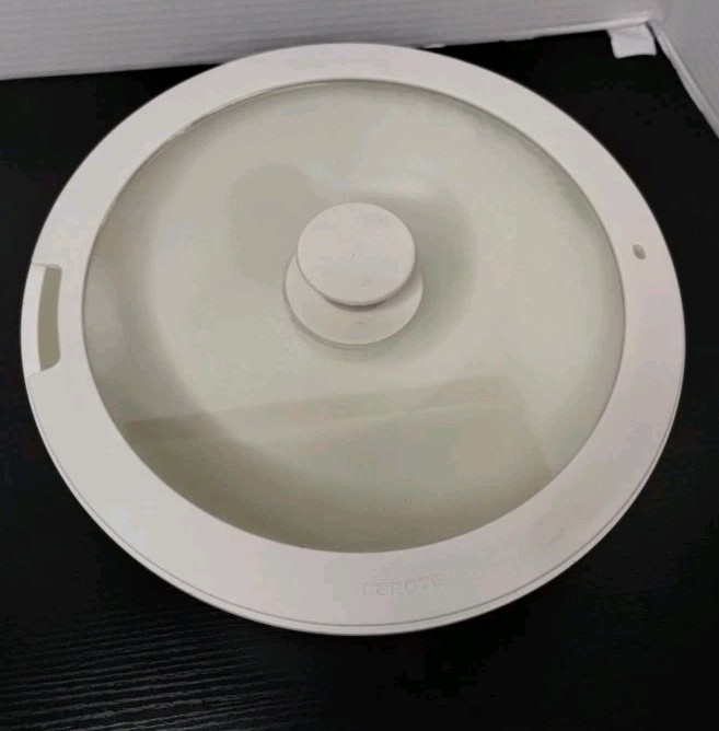 CAROTE Glass & Silicone LID for use w/ 10″ SAUTE Pan or FRY Pan. Good Used Condi