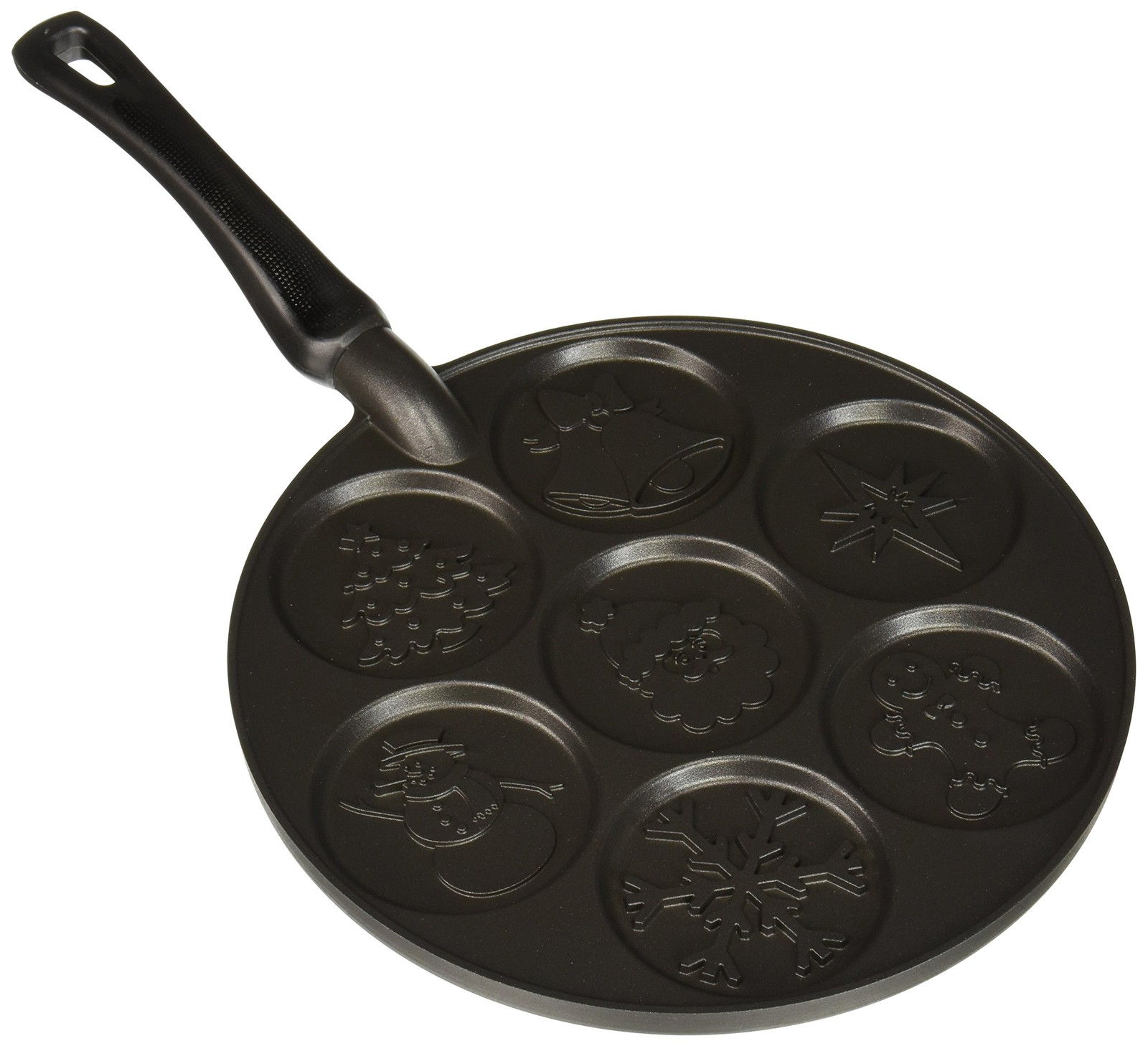 17.5×10.5 Induction Safe Black Cast Aluminum Saute Fry Pan Made in USA