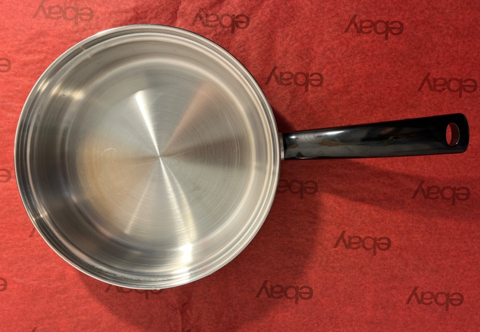 VTG Rainbow Multi-Ply Surgical Steel 8” Saute Skillet Sauce Pan W/Lid 1.5 Qt USA