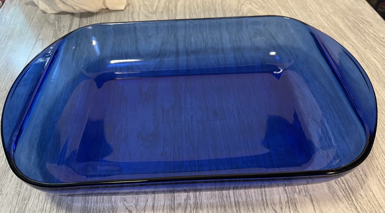 Anchor Hocking Cobalt Blue 4 Quart Glass Lasagna Pan Baking Dish Casserole 11×13
