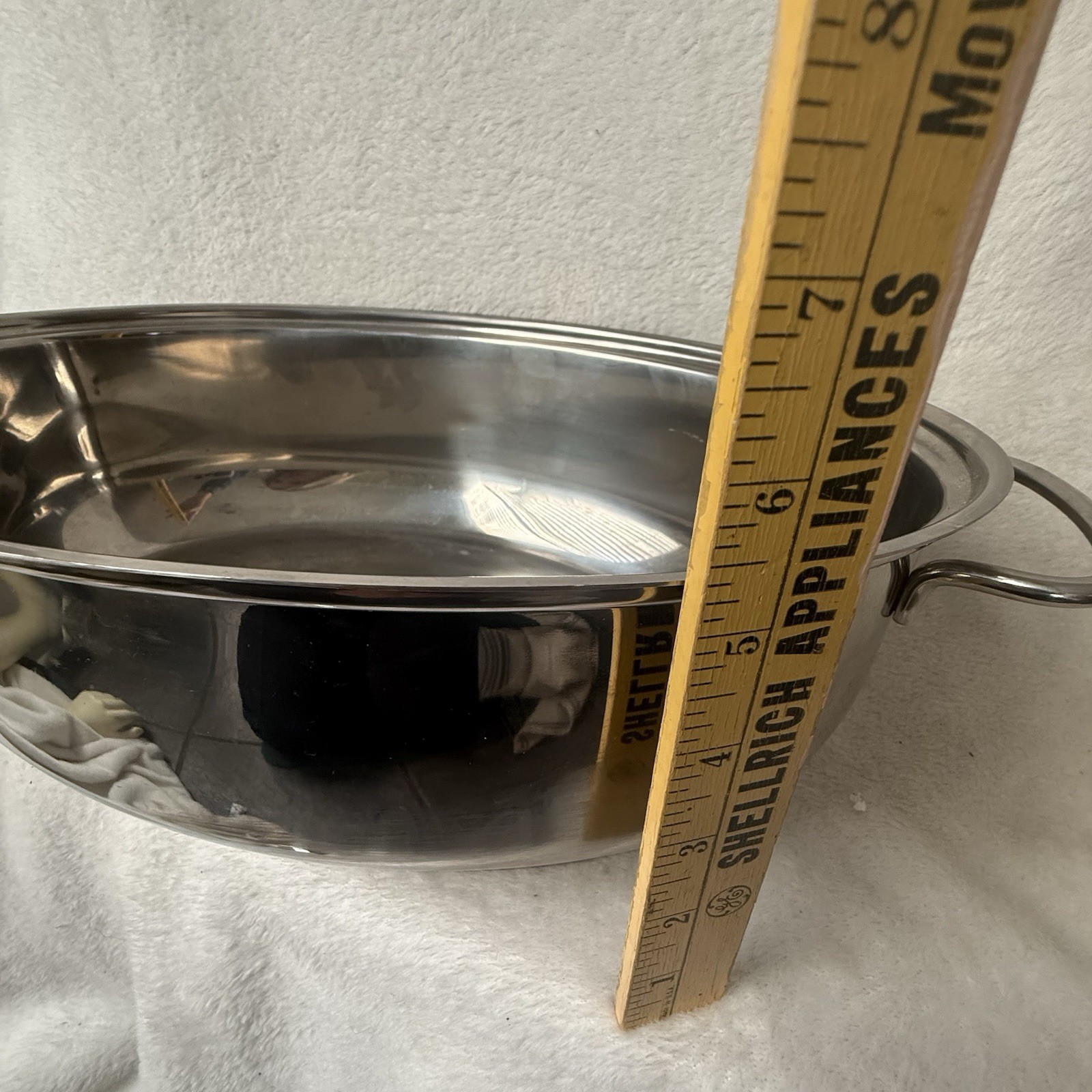 15 Inch Oval Roasting Pot T304 Surgical Stainless Steel Dutch Oven No Lid 15×10
