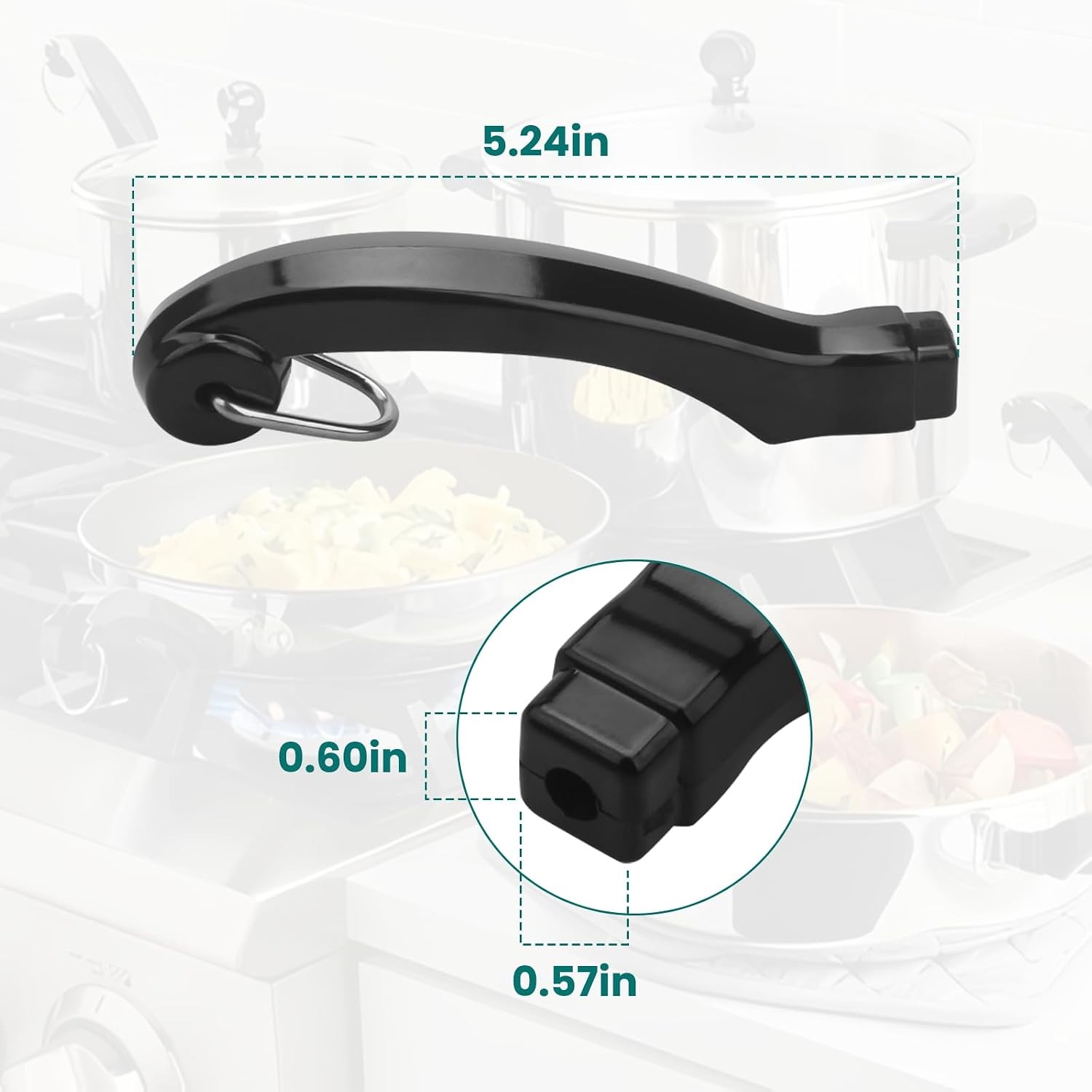 P08-031 Saucepan Handles Replacement for Farberware 1, 1.5, 2 & 2.5 Qt Pots and