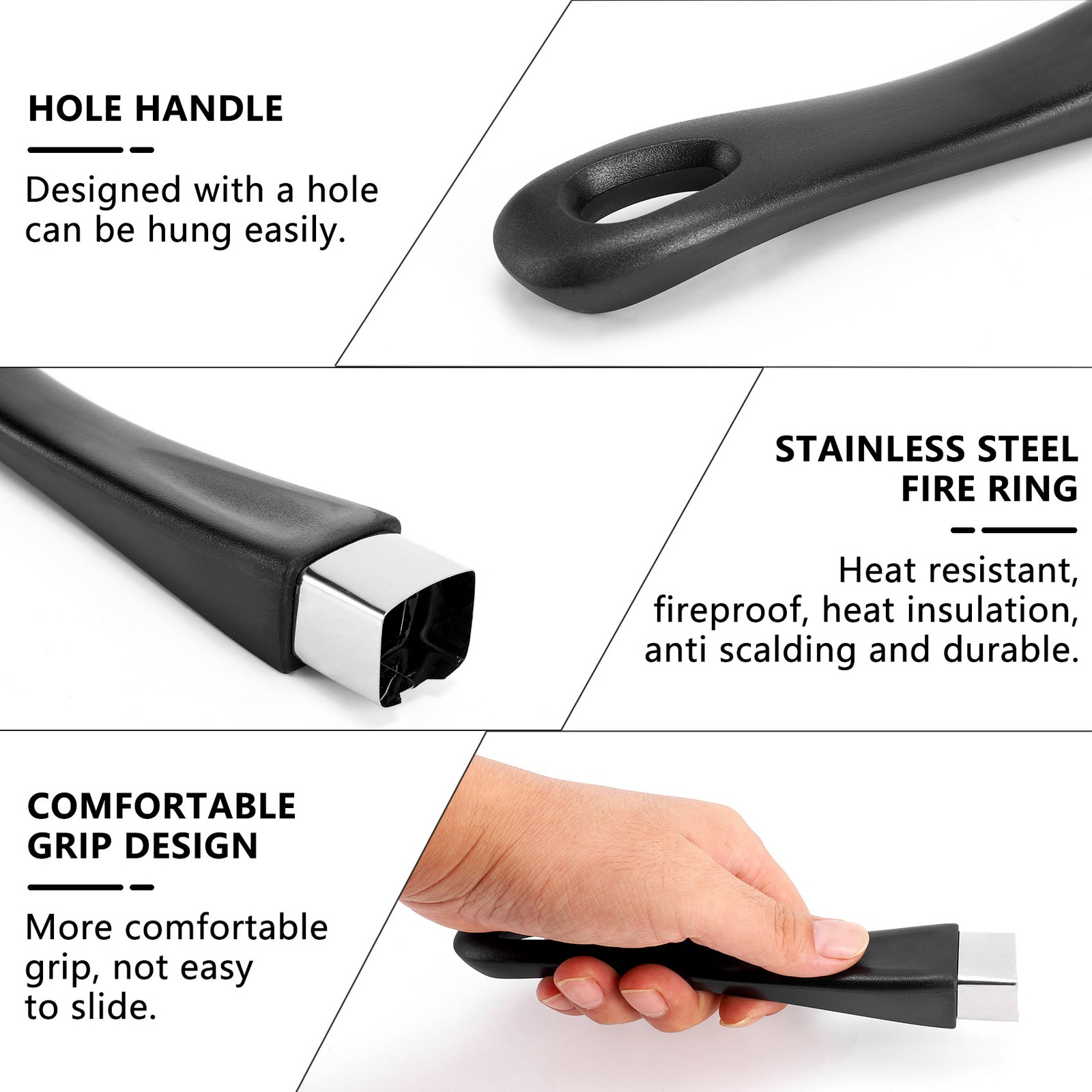 Black Replacement Bakelite Handle for Pan Pot Cookware Z6B52212