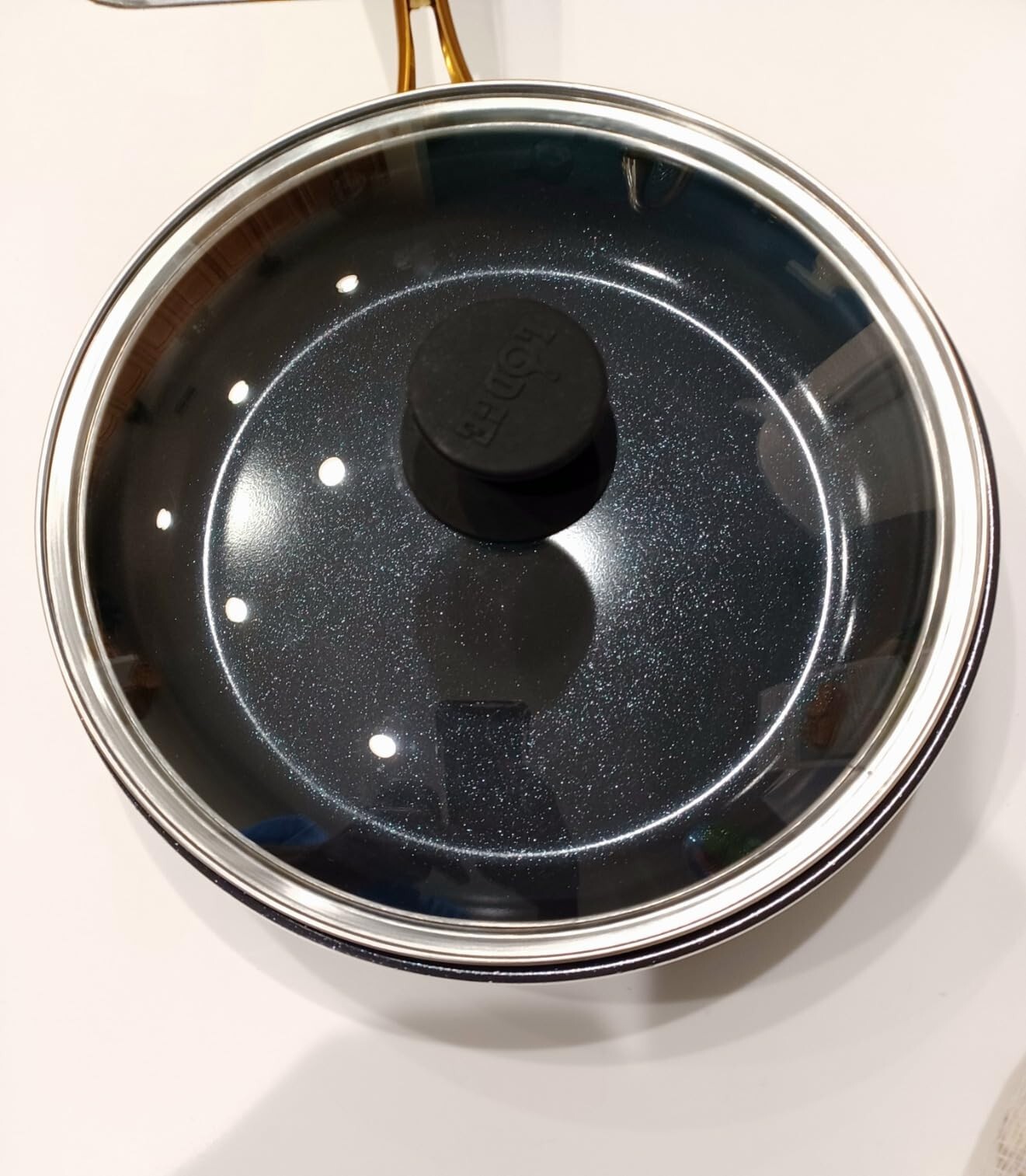 Lodge Tempered Glass Cover Lid for Skillet and Wok Cookware Dutch Ovens 15 inch