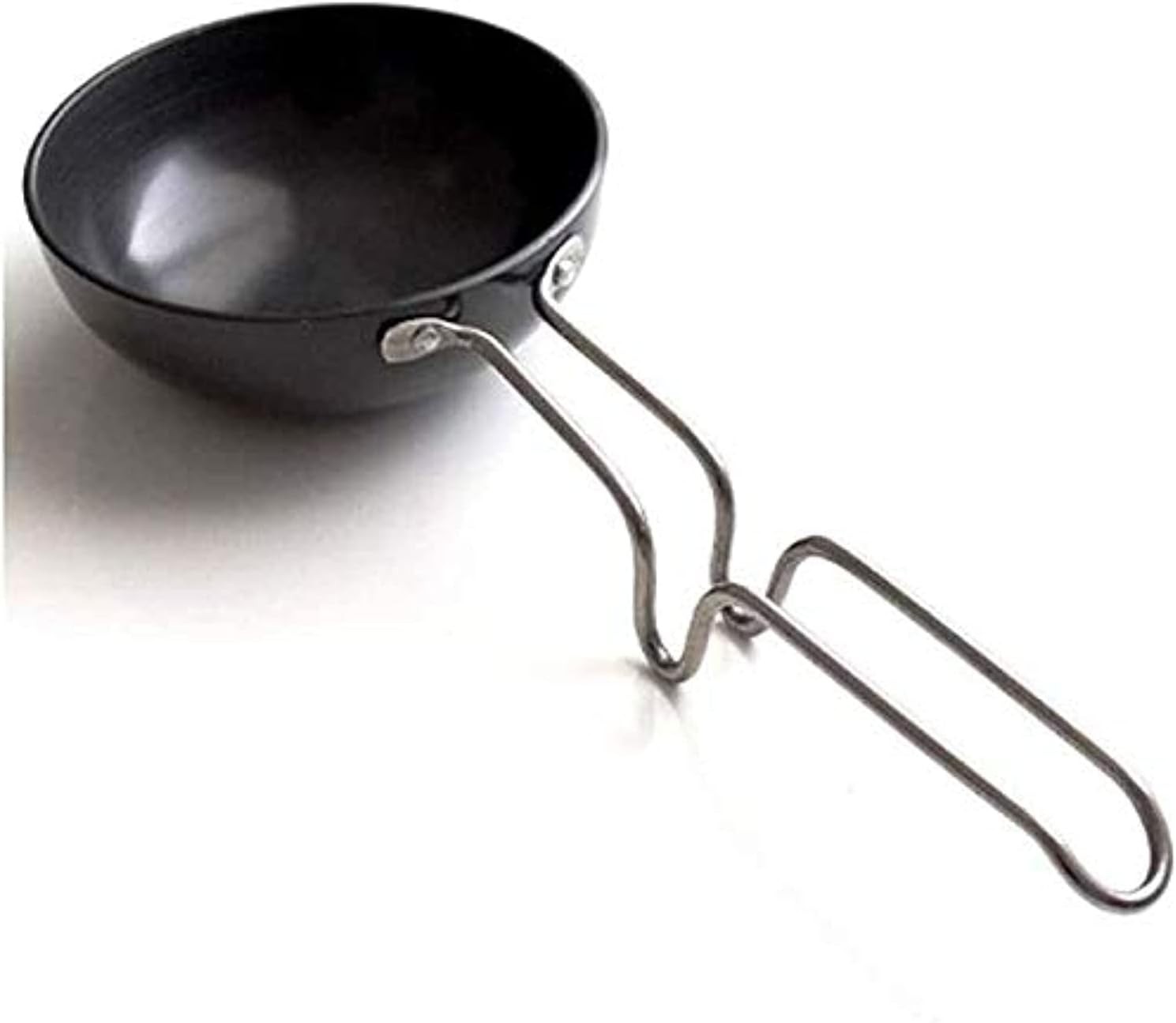 Hard Anodized Aluminium Mini Fry Pan, Dal Tadka Pan Black