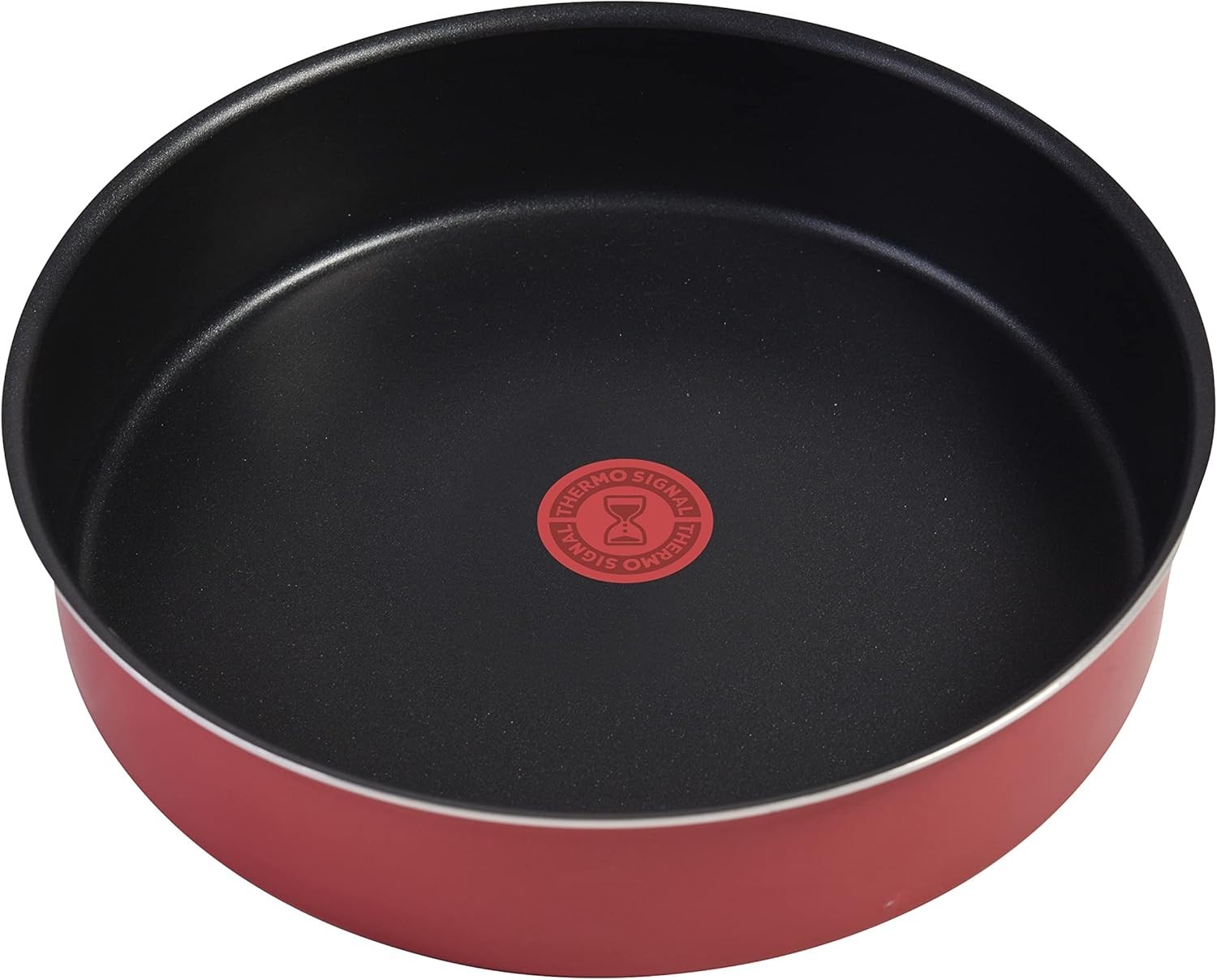 2 Tefal Deep Oven Tray Set Non Stick Trays Red Coated In France 30, 26 cm