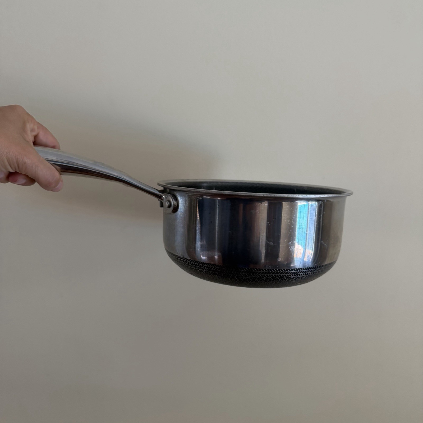 HEXCLAD Hybrid Saucepan Pot 2-Qt USED No LID *READ*