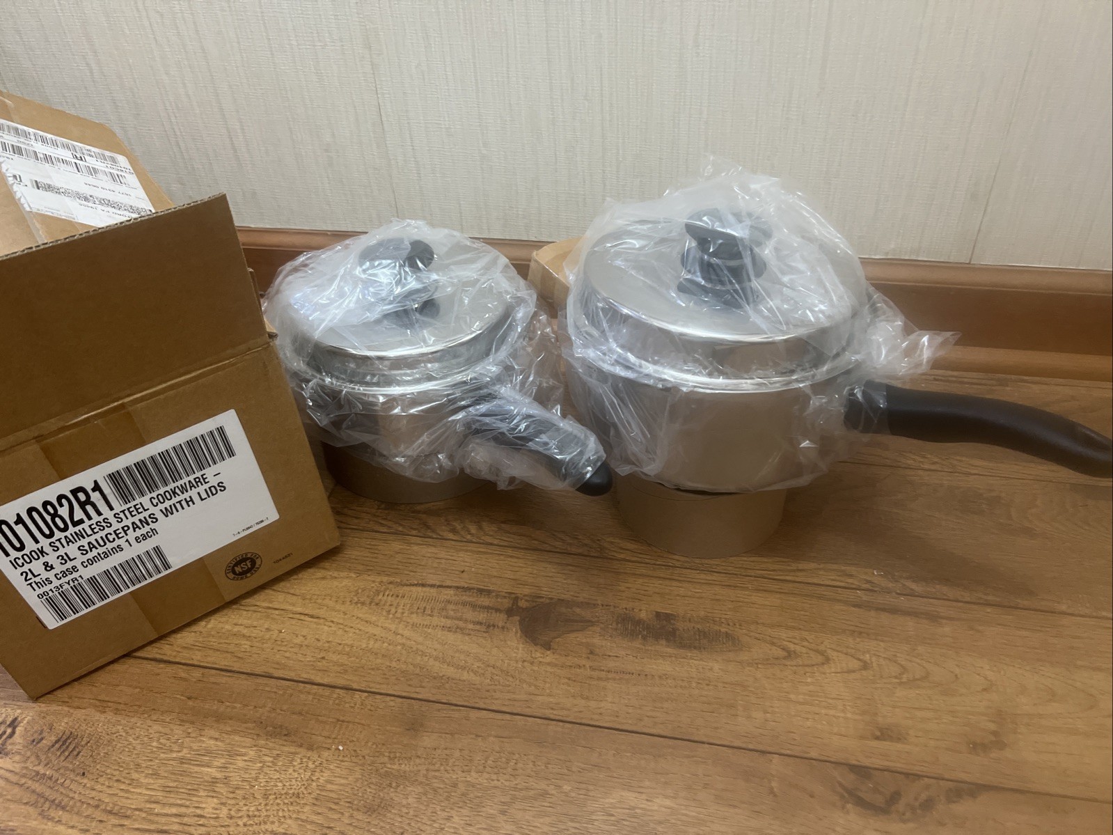 iCook Cookware Surgical Stainless Stock Pot Set Waterless Cookware new