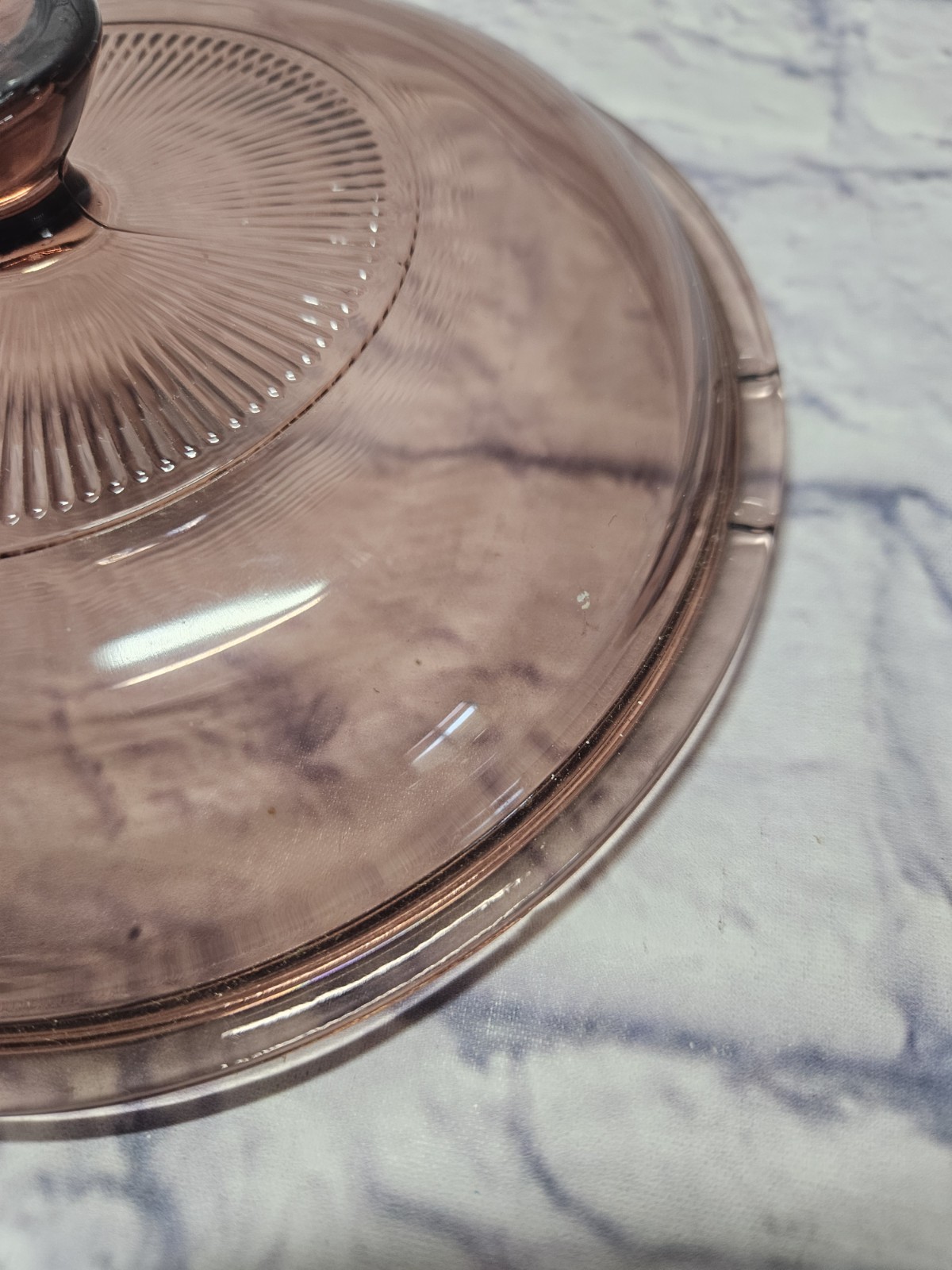Pyrex V-1.5-C Glass Replacement 7.25″ LID ONLY-Fits 1.5 Liter Saucepan CRANBERRY