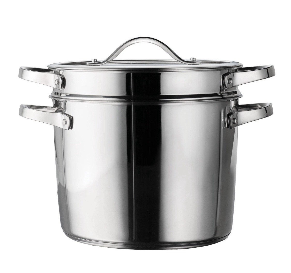NEW Tramontina Stainless Steel 8-Quart Multi-Cooker with Pasta Insert