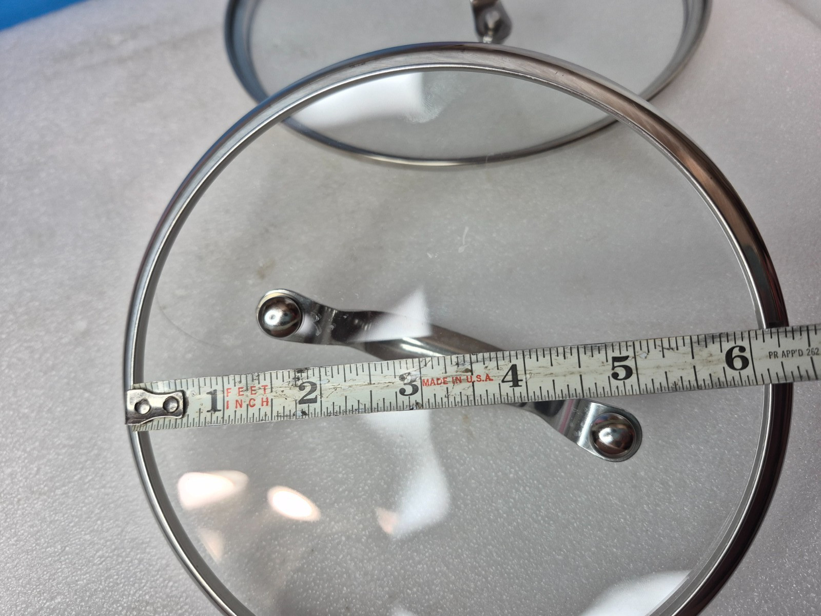 Emeril Lagasse Cookware Replacement Lid Glass with Stainless rim (you pick size)
