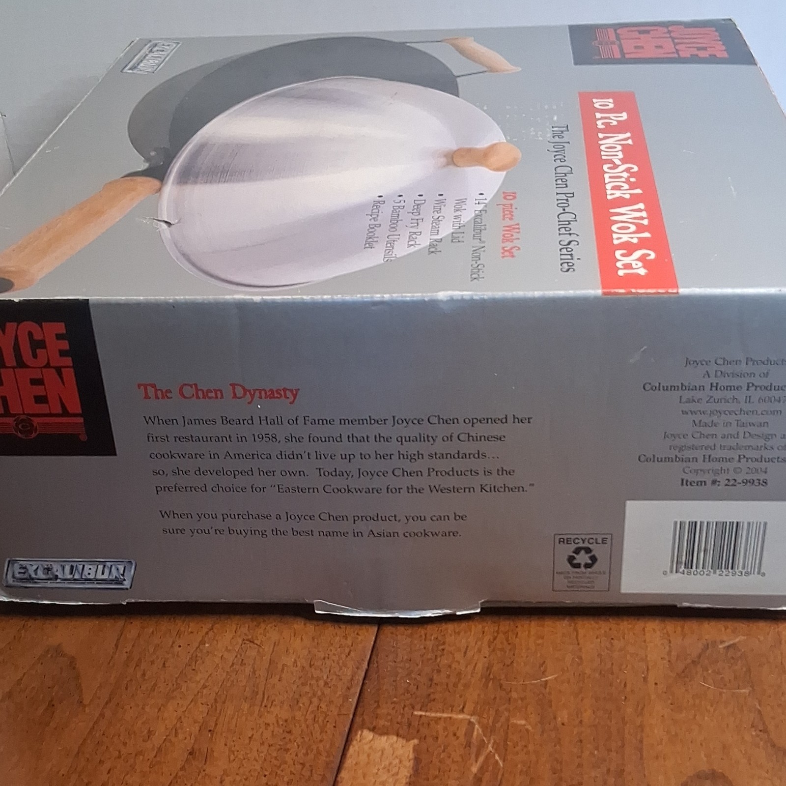 Joyce Chen Pro-Chef 14″ Non-Stick Wok Set w/ Lid, Steam & Deep Fry Racks