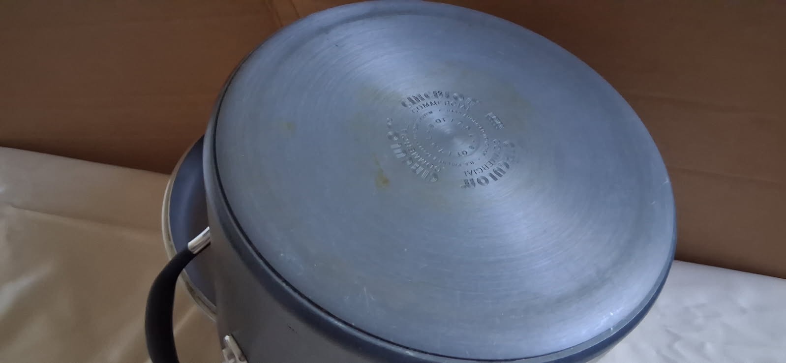 Circulon Com Hi-Low System 8 QT/17.6L Non-Stick Stock Pot Pan Handles Lid Meyer