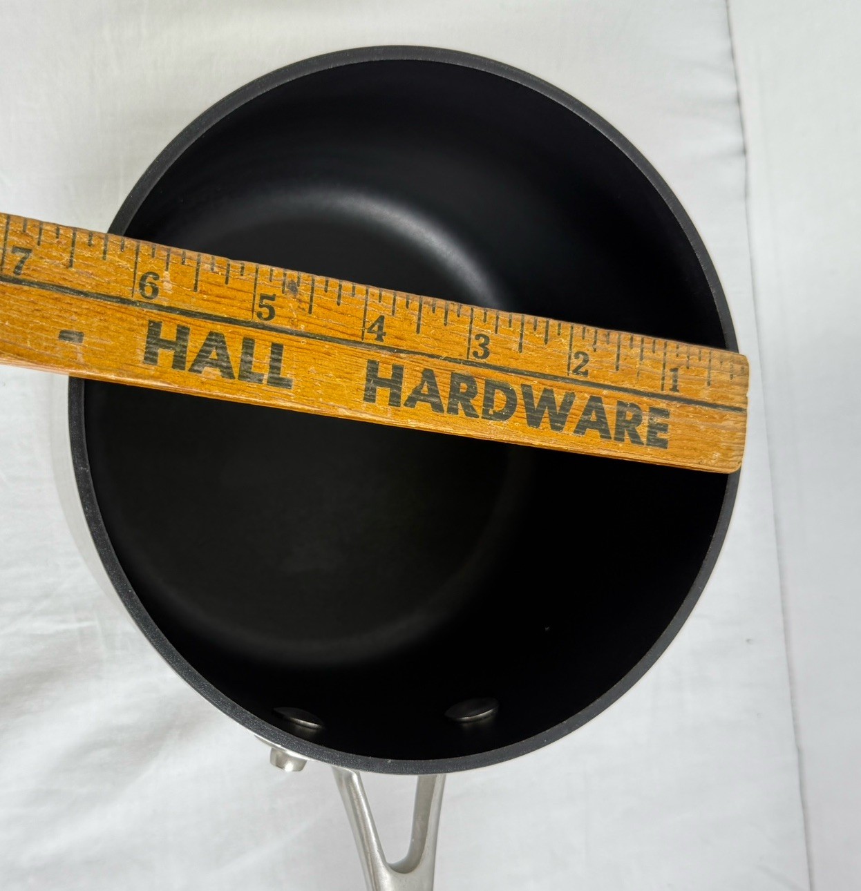 Scanpan HaptIQ 2 Qt Sauce Pan Pot Induction CTX J-03 Ceramic Titanium