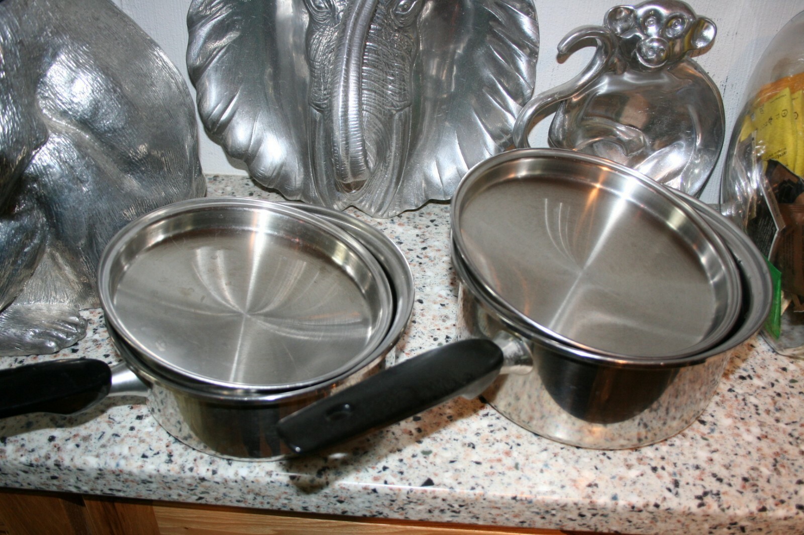 1 SAUCE PAN 1 1/2 QUART REGAL STAINLESS STEEL 18/8 3 PLY (ONE PAN)
