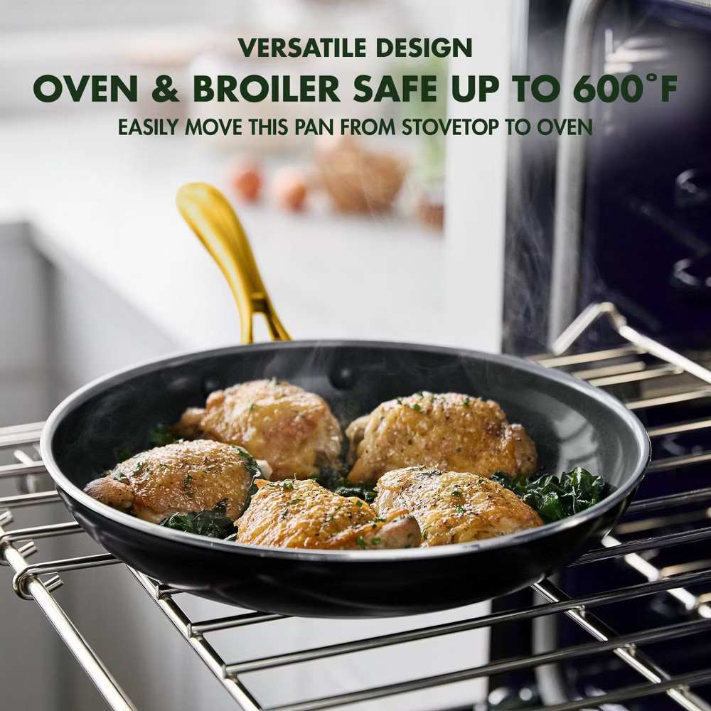 GreenPan Studio 10″ Open Frypan – Black
