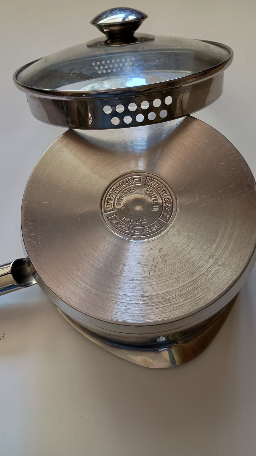 Wear Ever 2 Qt Stainless Steel Sauce Pot Double Spouts With Strainer Lid,Quality