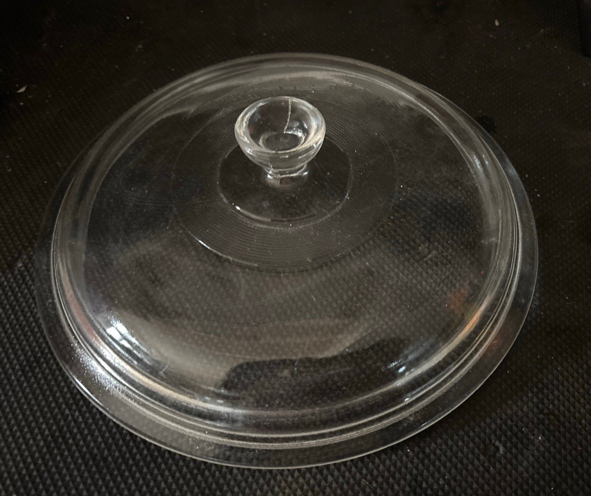 Clear Round Glass Lid 8 ” Dish Pot Lid