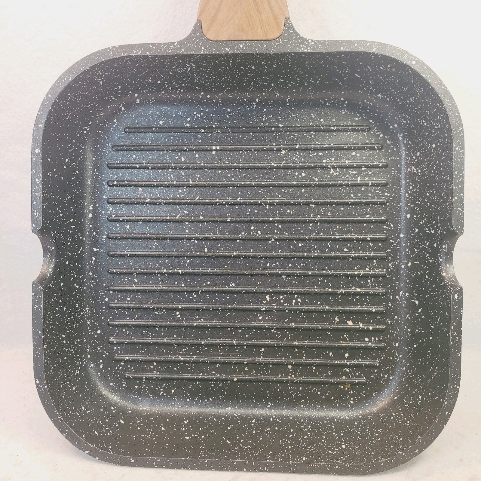 ESLITE LIFE Nonstick Grill Pan for Stove Tops Granite Coating 9.5″ Square