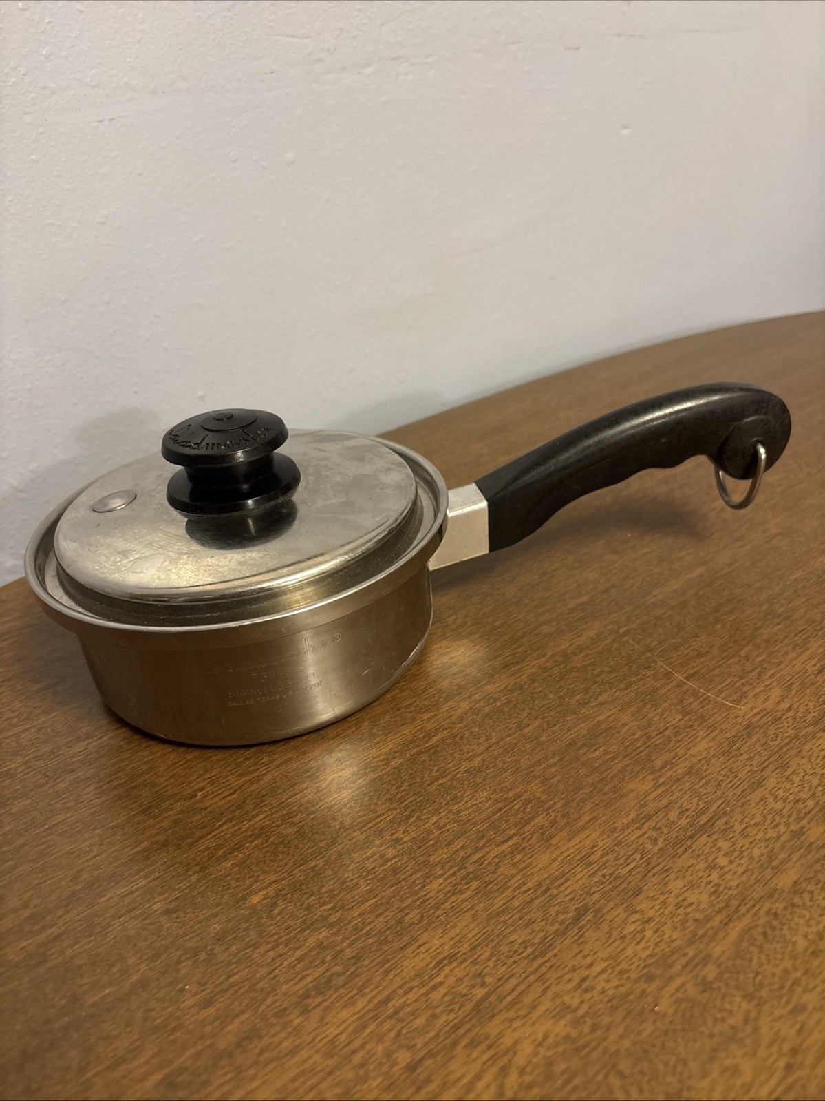 Saladmaster T304S 6.5”x2.5” Saucepan Pot Pan Stainless Cookware w/ Vapo Lid