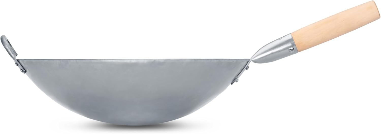 Craft Wok Traditional Hand Hammered Chinese Carbon Steel Wok
