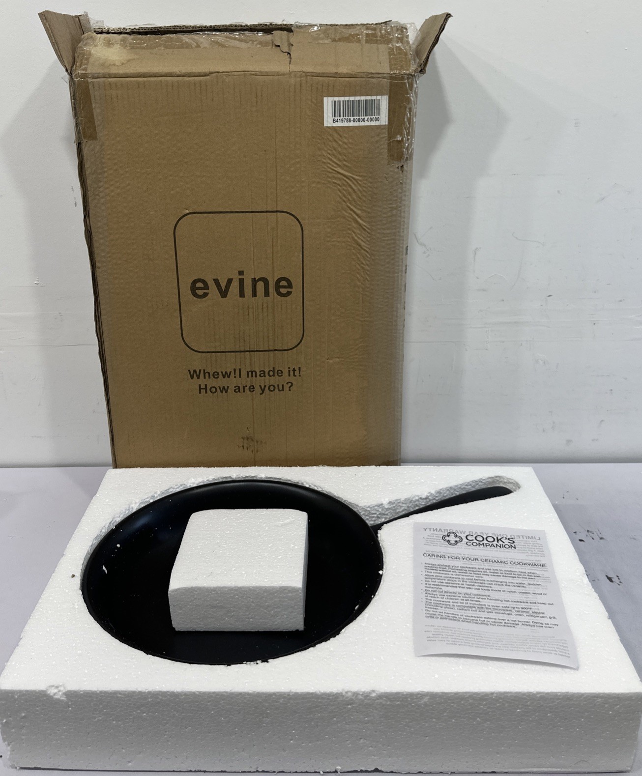 evine Ceramic Cookware 15.6×5.5×23.6” Limited Edition #291 Of 1000
