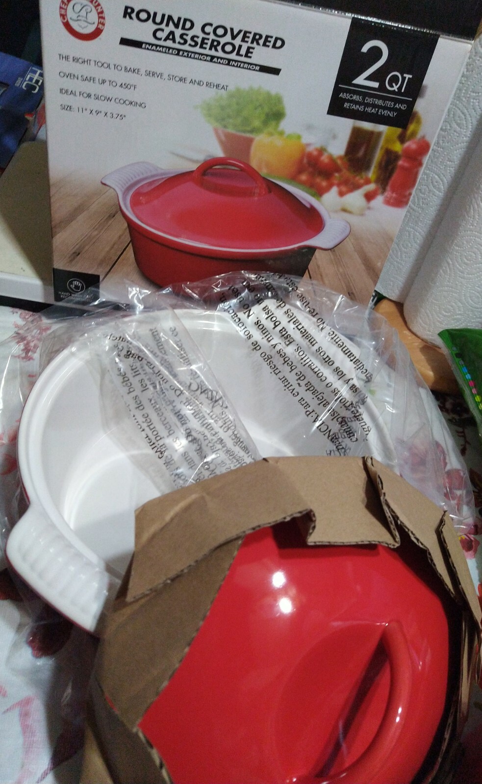 Chef’s Counter Round Covered Casserole