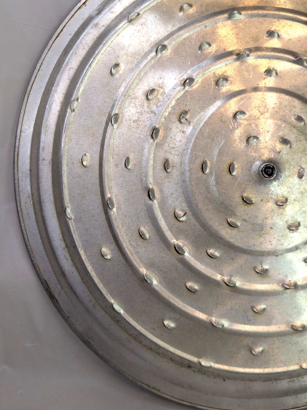 Aluminum Steamer Lid for Cooking 12” Steam Vented Black Handle Vintage