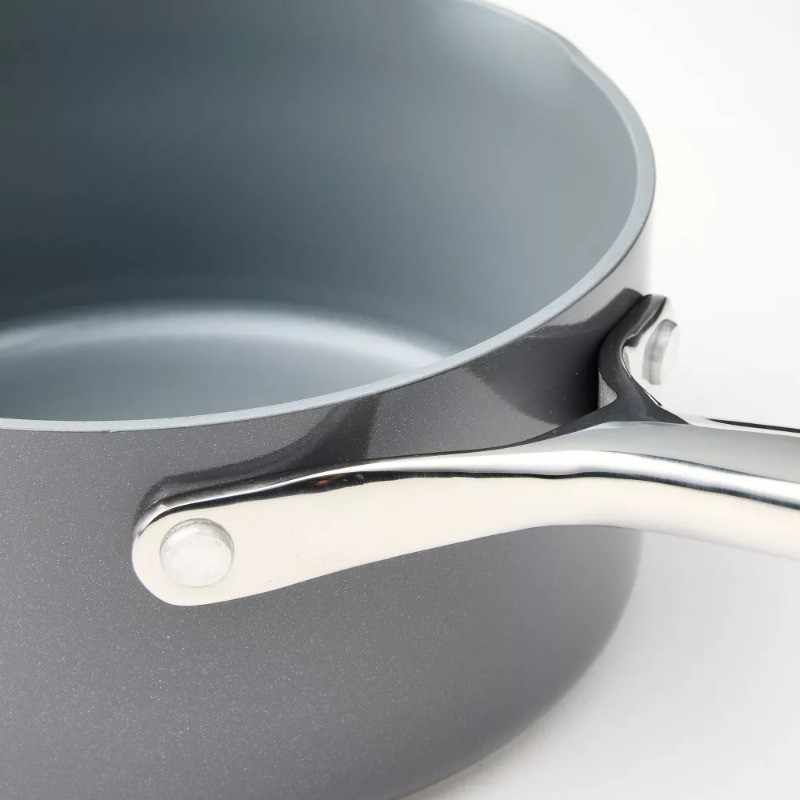 1.5qt Nonstick Ceramic Coated Aluminum Sauce Pan
