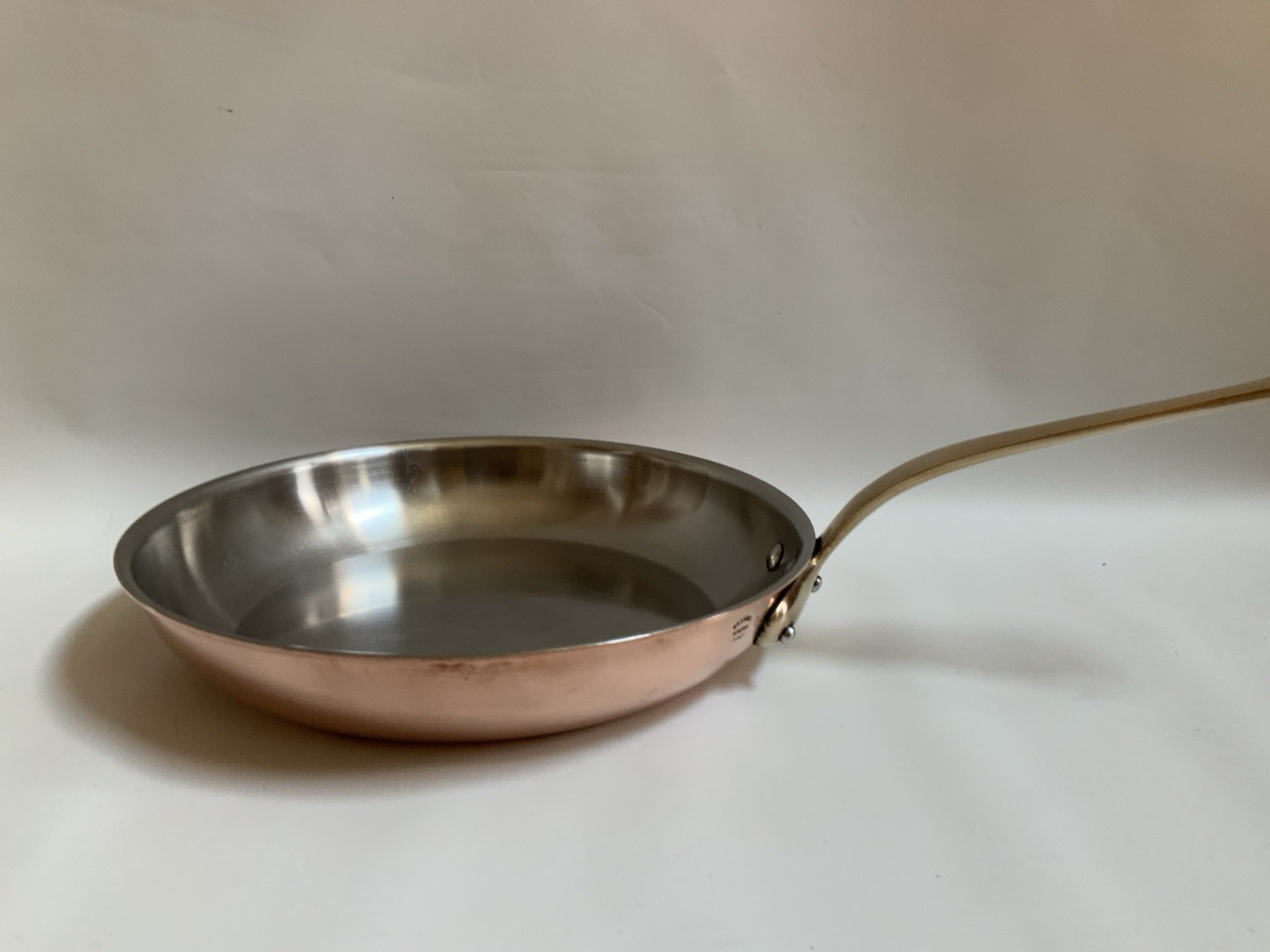 Williams Sonoma Copper & Brass SKILLET Pan 12’’ Made in France