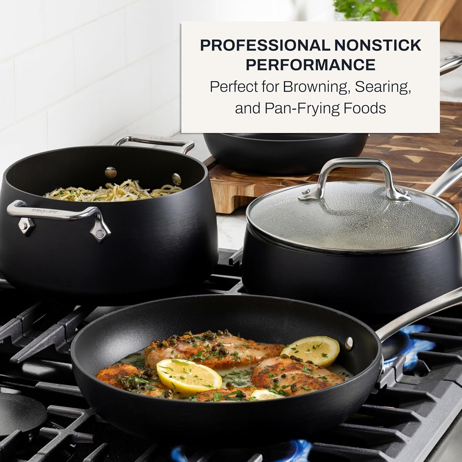 All-clad HA1 Hard Anodized Nonstick Cookware(Build your own Custom Cookware Set)