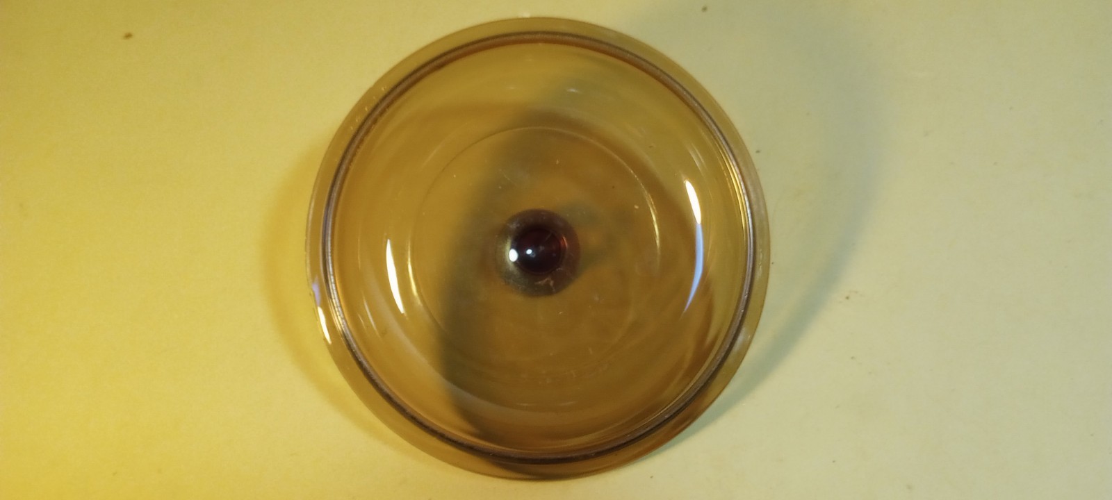 Vtg Pyrex Visions Brown V1C Replacement Lid ONLY 1Qt Casserole 1L Saucepan
