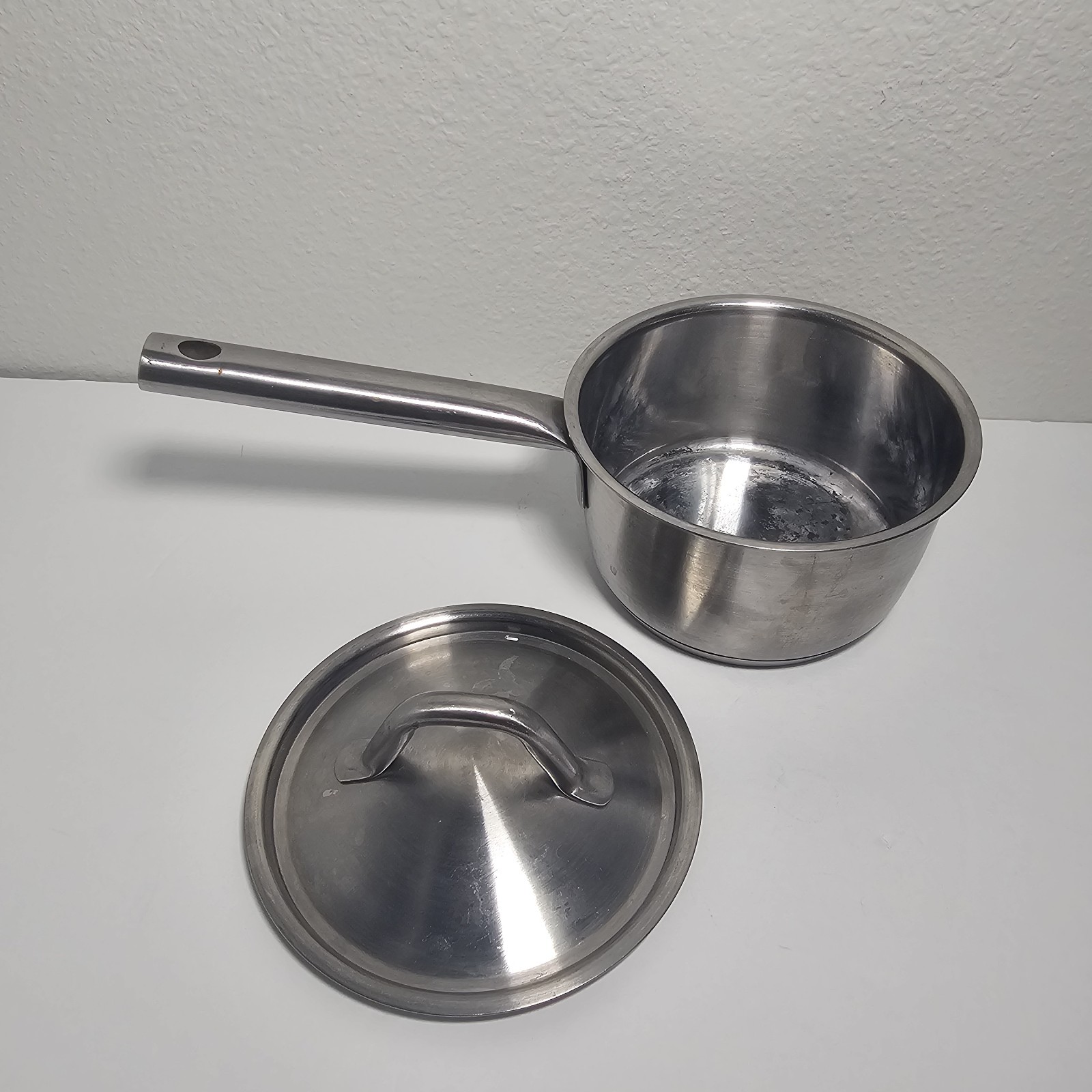 IKEA 365+ Stainless Steel 1 Quart Sauce Pan w/ Lid 1qt 4 Cups 1 Liter Induction