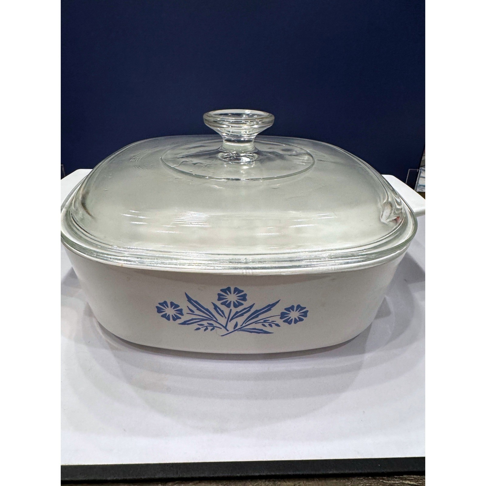 Vintage Corning Ware Blue Cornflower A-1½-B 1.5 Qt Casserole Dish w/Lid USA