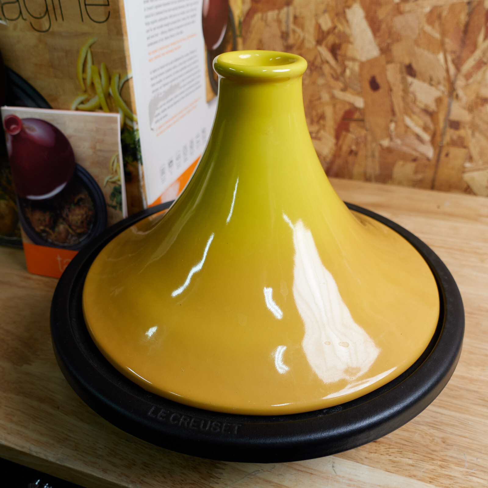 Le Creuset Enameled Cast Iron Pot Moroccan Tagine Cookware 27cm 2.5 qt. France
