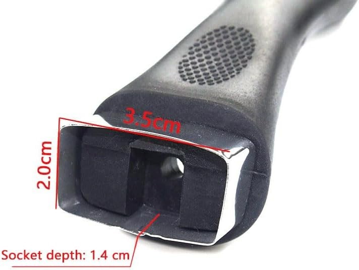 Versatile Bakelite Pot Handle Replacement – Sturdy Black Grip for Safety