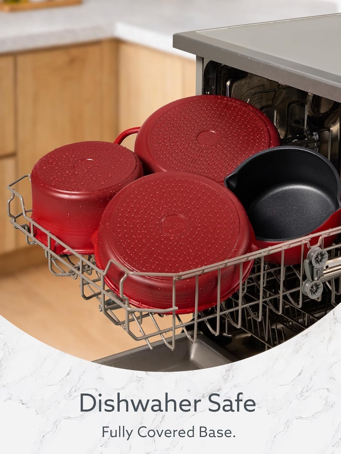 Versatile 20-Piece Non-Toxic Cookware with Detachable Handle for Easy Storage