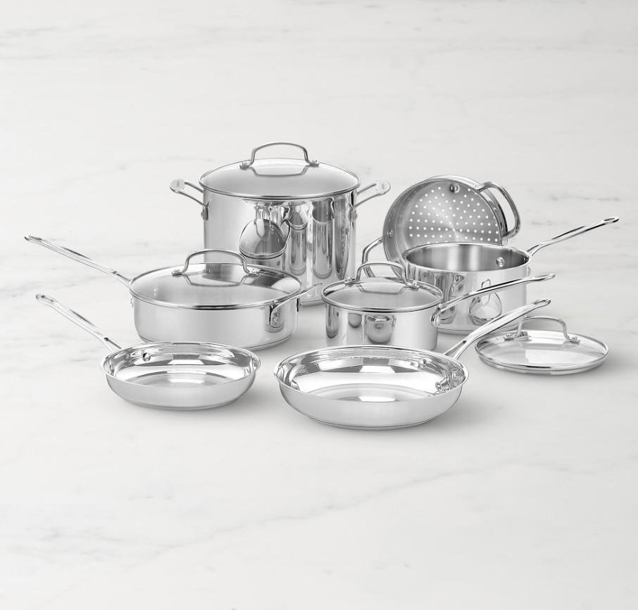 Cuisinart Chef’s Classic Stainless Steel 11-Piece Cookware Set