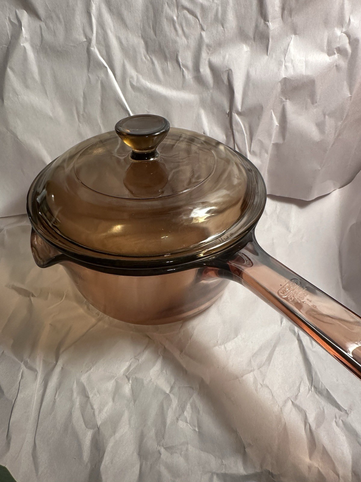 VISIONS Brown Glass 1.5L Saucepan w/ Lid Transparent Electric/Gas V-1500
