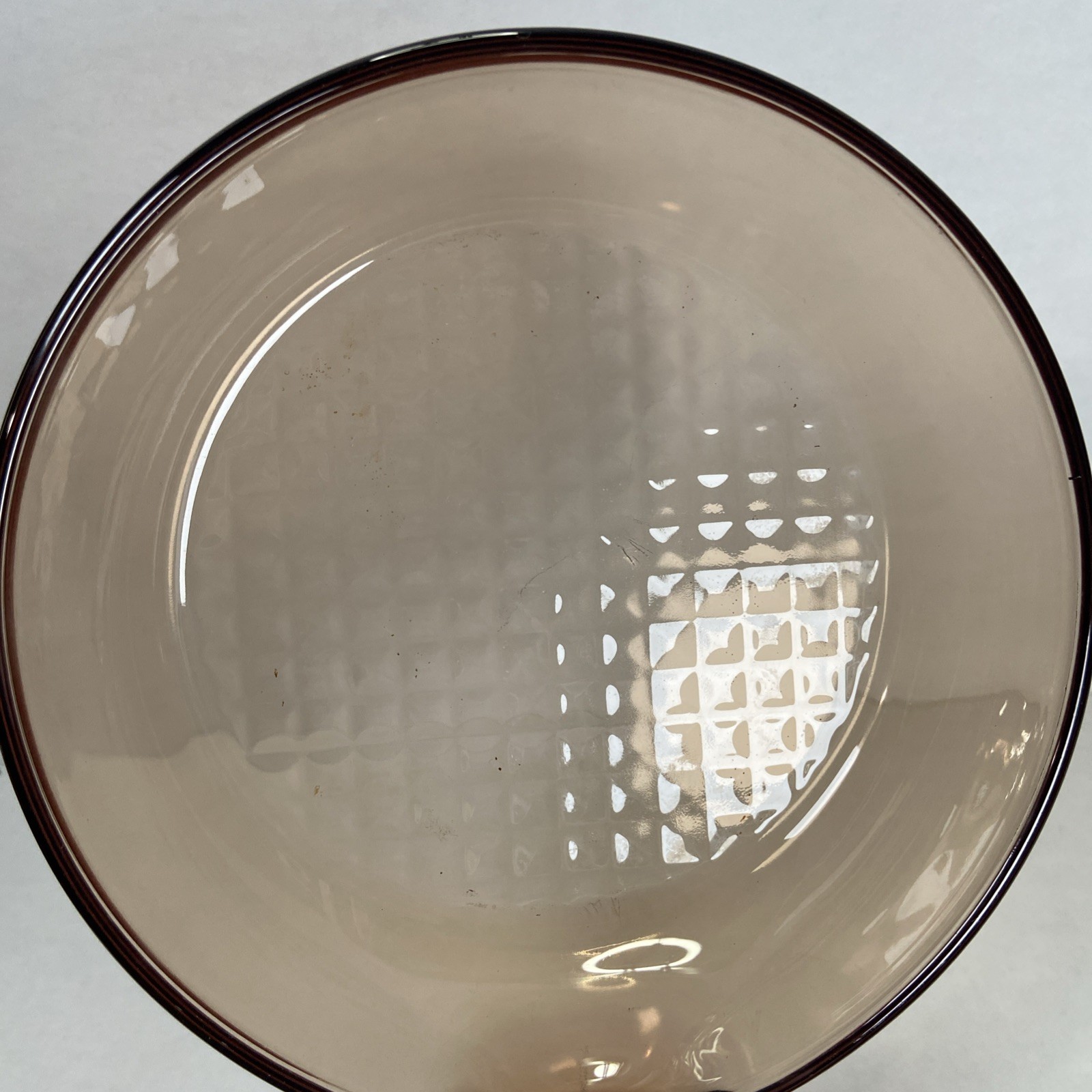 Corning Visions Glass Waffle Bottom 7” Frying Pan Skillet Amber Kitchen Cookware